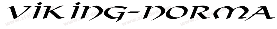 Viking-Normal Bold字体转换